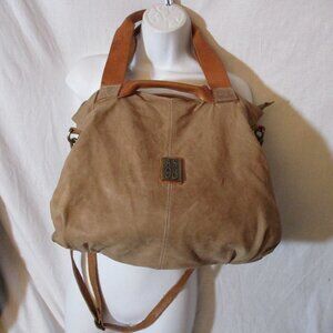 AS98 Purse Bag Leather SADDLE TOTE Shoulder Bag BROWN AS 98